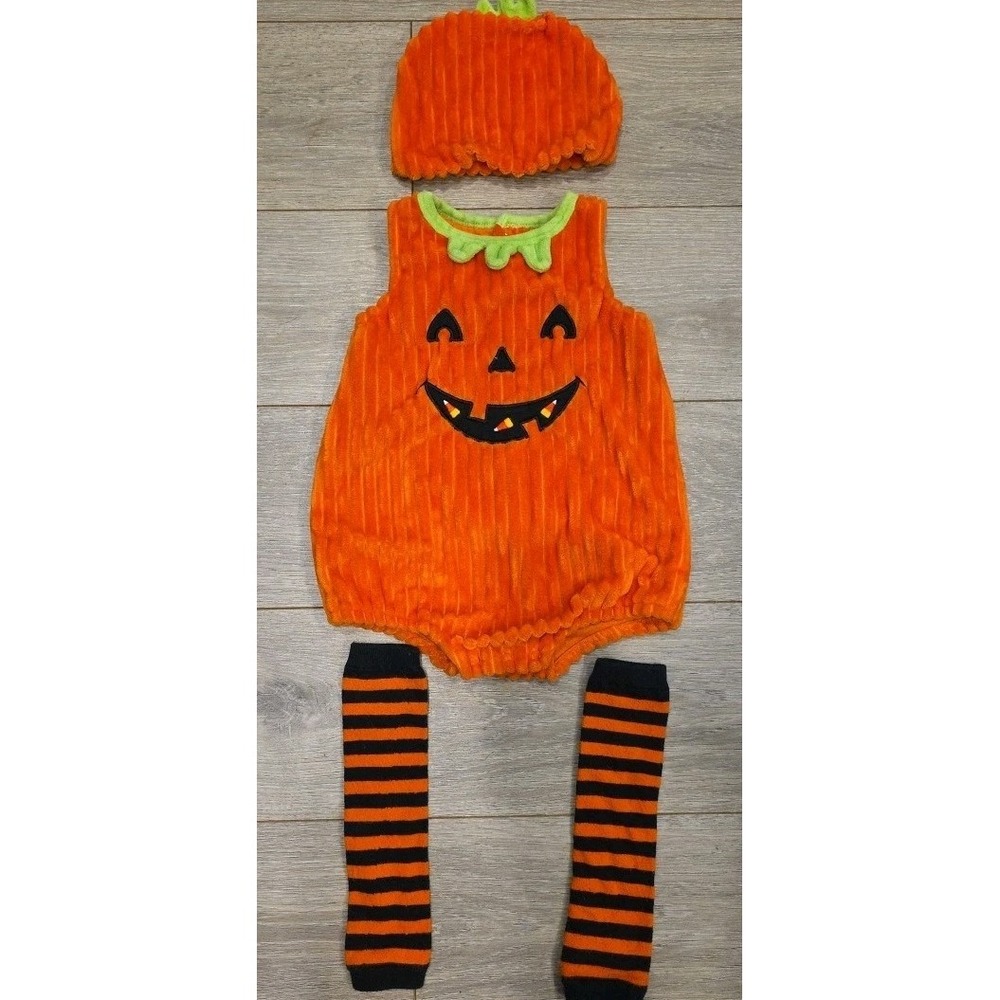 Jack O Lantern Pumpkin Halloween Costume‎ 12 Months EXCELLENT